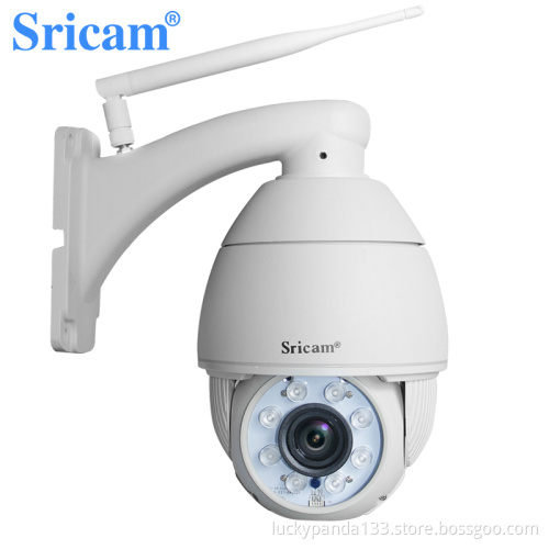 Sricam SP008 1.3Megapixel Wifi HD Outdoor Waterproof Wireless P2P PTZ 40M IR Distance IP Camera